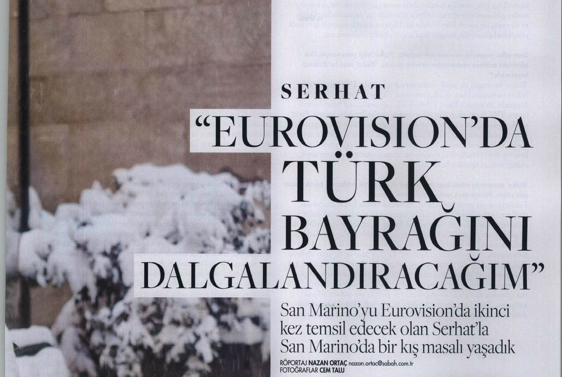 Eurovision'da Türk Bayrağı'nı Dalgalandıracağım. - 13.03.2019 - Şamdan Plus