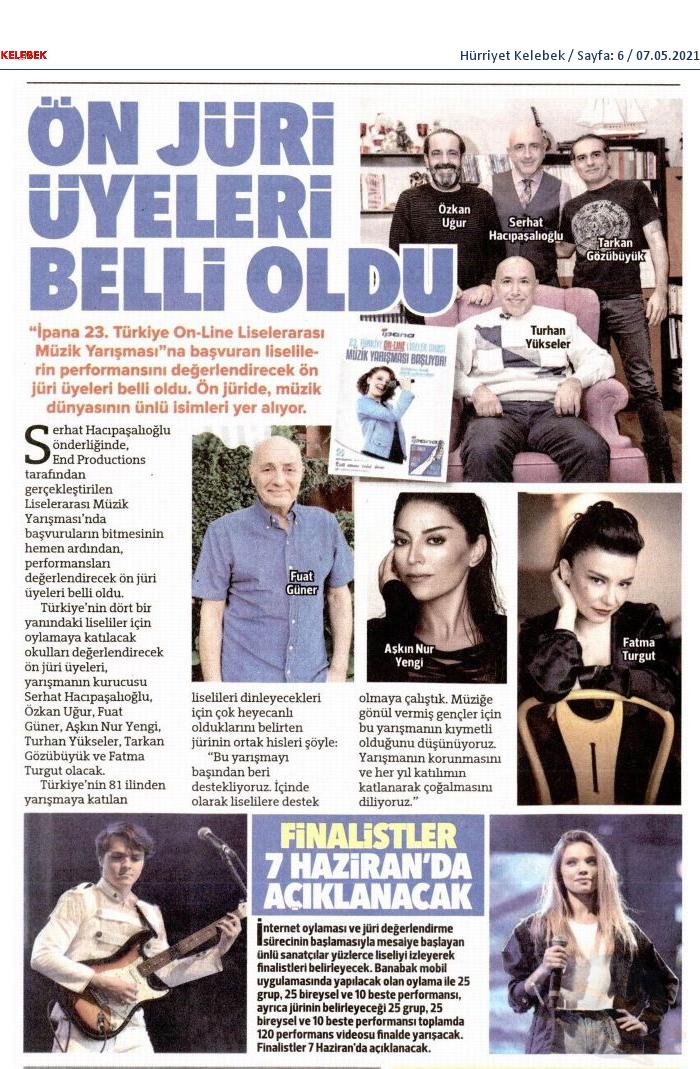 ÖN JÜRİ ÜYELERİ BELLİ OLDU - 07.05.2021 - Hürriyet Kelebek